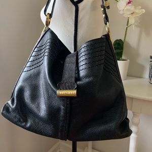 Jimmy Choo black leather bag
